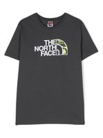 The North Face Kids t-shirt en coton à logo imprimé - Gris