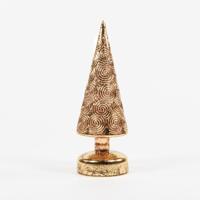 Tree Glass Antique Gold 9X27Cm /10Led Classic Warm / Me - Annas collection