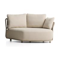 Kave Home Osani tuinbank hoekmodule Ecru