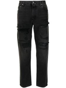 Dolce & Gabbana jean à taille haute - Noir