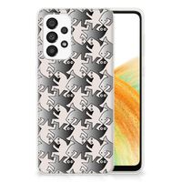 Samsung Galaxy A33 5G TPU Hoesje Salamander Grey