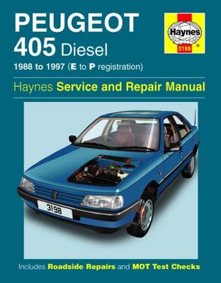Haynes Werkplaatshandboek Peugeot 405 Diesel (1988-1997) 3198