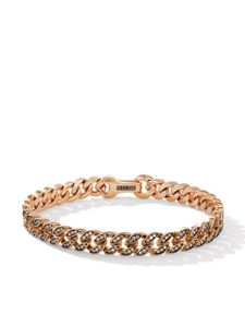 David Yurman bracelet en or rose 18ct orné de diamants