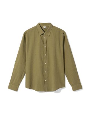 HEMA Herenoverhemd Louis middengroen (middengroen)
