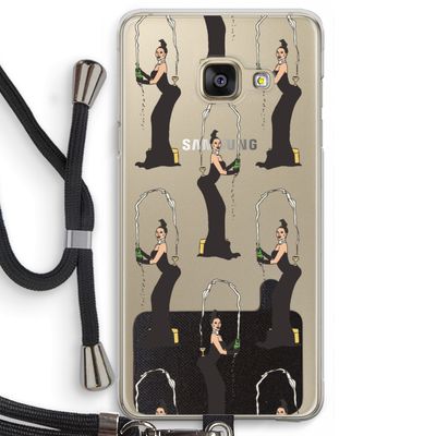 Pop Some Kim: Samsung Galaxy A3 (2016) Transparant Hoesje met koord