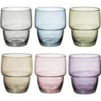Secret de Gourmet water/sap glazen Rodrig - 6x stuks - 280 ml - Drinkglazen - Waterglazen