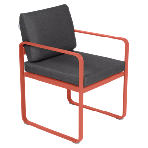 Fermob Bellevie dining armchair tuinstoel Capucine - Graphite