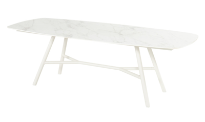 Benevento Tuintafel 240x100 cm Wit - Hartman