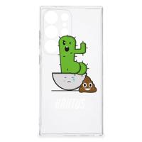 Samsung Galaxy S24 Ultra Telefoonhoesje met Naam Cactus Poo