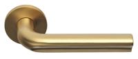 Formani deurkruk David Rockwell ECLIPSE DR101-G geveerd op rozet - PVD mat goud