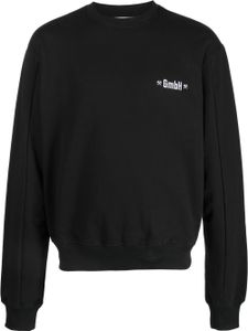 GmbH sweat à logo brodé - Noir