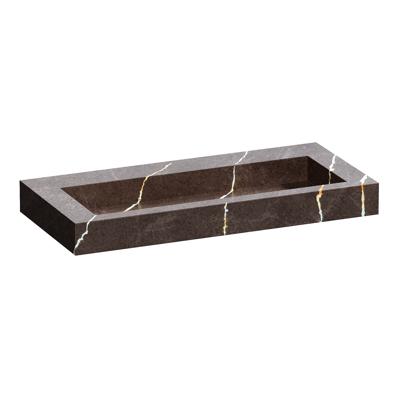 Wastafel Topa Artificial Marble 100 Copper Brown Topa