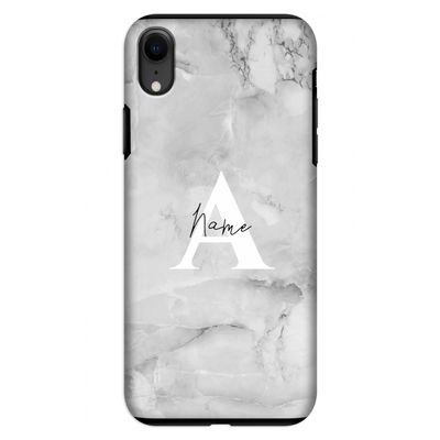 Ivory Marble: iPhone XR Tough Case