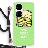 Avo Good Day: Huawei P50 Transparant Hoesje met koord