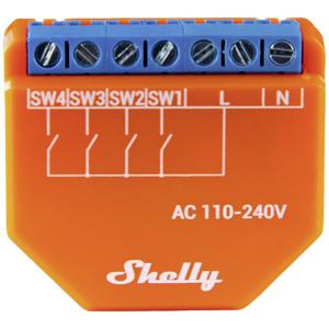 Shelly Plus i4 Controller WiFi, Bluetooth Shelly