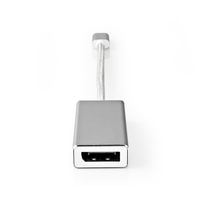 Nedis CCTB64450AL02 video kabel adapter 0,2 m USB Type-C DisplayPort Zilver - thumbnail