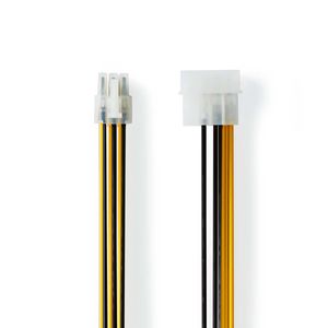 Nedis Interne Voedingskabel | Molex Male NAAR PCI-Express Male | 0.2 m | 1 stuks - CCGP74060VA015 CCGP74060VA015