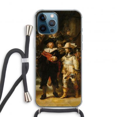 De Nachtwacht: iPhone 12 Pro Transparant Hoesje met koord