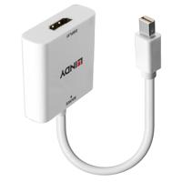 LINDY 38319 HDMI-kabel Aansluitkabel Mini DisplayPort-stekker, HDMI-A-bus 18 cm - thumbnail