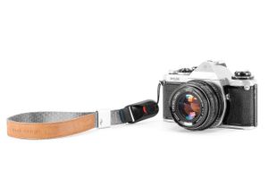 Peak Design CF-AS-3 riem Digitale camera Aluminium, Leer, Nylon Grijs