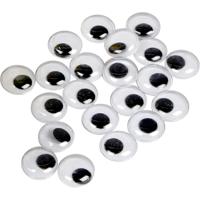 Creativ Company Wiebelogen, niet zelfklevend, d 14 mm, 1000 stuk/ 1 doos Creativ Company Wiebelogen, niet zelfklevend, d 14 mm, 1000 stuk/ 1 doos
