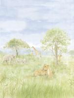 Dutch Cute Walls- Safari Park 212x280cm - CW6113-2