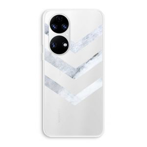 Marmeren pijlen: Huawei P50 Transparant Hoesje