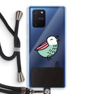 Birdy: Samsung Galaxy Note 10 Lite Transparant Hoesje met koord