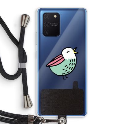 Birdy: Samsung Galaxy Note 10 Lite Transparant Hoesje met koord