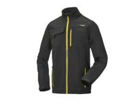 PARKSIDE Heren softshell jas (Zwart/geel, XXL)