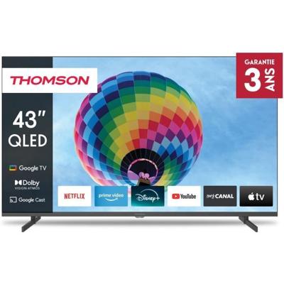 THOMSON 43QG4S14 - QLED-tv 43 (109 cm) - 4K 3840x2160 - HDR 10 - Google TV - 2xHDMI 2.1 + 2xHDMI 2.0