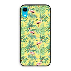 Flamingo party: iPhone XR Biologisch afbreekbaar hoesje