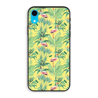Flamingo party: iPhone XR Biologisch afbreekbaar hoesje