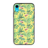 Flamingo party: iPhone XR Biologisch afbreekbaar hoesje