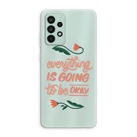 Optimistic flower girl: Samsung Galaxy A52s 5G Transparant Hoesje