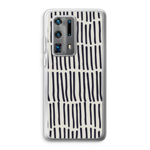 Moroccan stripes: Huawei P40 Pro Plus Transparant Hoesje