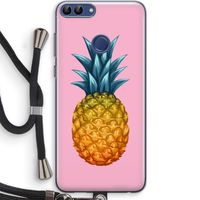 Grote ananas: Huawei P Smart (2018) Transparant Hoesje met koord