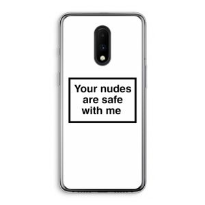 Safe with me: OnePlus 7 Transparant Hoesje