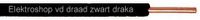 Draka VD draad zwart 1,5mm