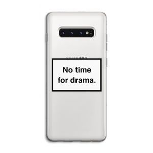 No drama: Samsung Galaxy S10 4G Transparant Hoesje