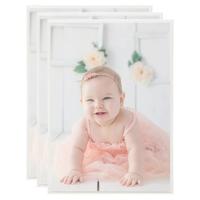 VidaXL Fotolijsten 3 st voor wand of tafel 18x24 cm mdf zilverkleurig