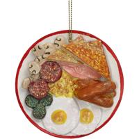 Ornament Engels Ontbijt Polyresin Multi 8.9cm - Hd collection