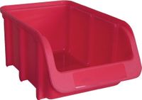 Hunersdorff Magazijnbak | L164/134xB102xH74mm | PP rood | stapelbaar | 24 stuks - 672100 672100