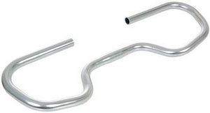 Vlinderstuur Kalloy city / trekking aluminium ø25,4 x 595 mm - zilver