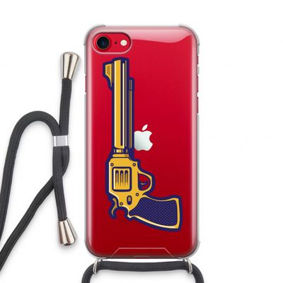 Pew Pew Pew: iPhone SE 2020 Transparant Hoesje met koord