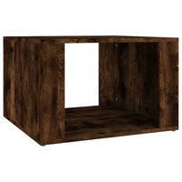 vidaXL Nachtkastje 57x55x36 cm bewerkt hout gerookt eikenkleurig