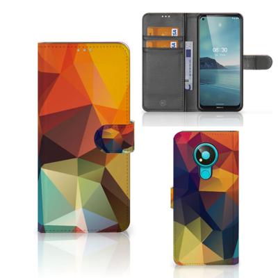 Nokia 3.4 | Book Case | Polygon Color