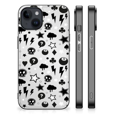 Telefoonhoesje iPhone 15 Plus Silver Punk Telefoonhoesje iPhone 15 Plus Silver Punk