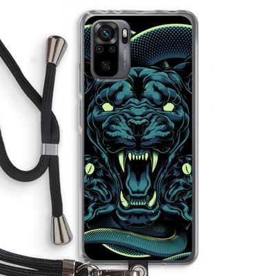 Cougar and Vipers: Xiaomi Redmi Note 10 Pro Transparant Hoesje met koord