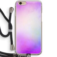 Clouds pastel: iPhone 6 / 6S Transparant Hoesje met koord